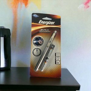 Energizer Aluminum Pen LED Flashlight, silver